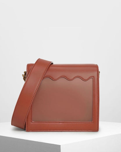 Clay Window Crossbody Bag - CHARLES & KEITH KR Bag
