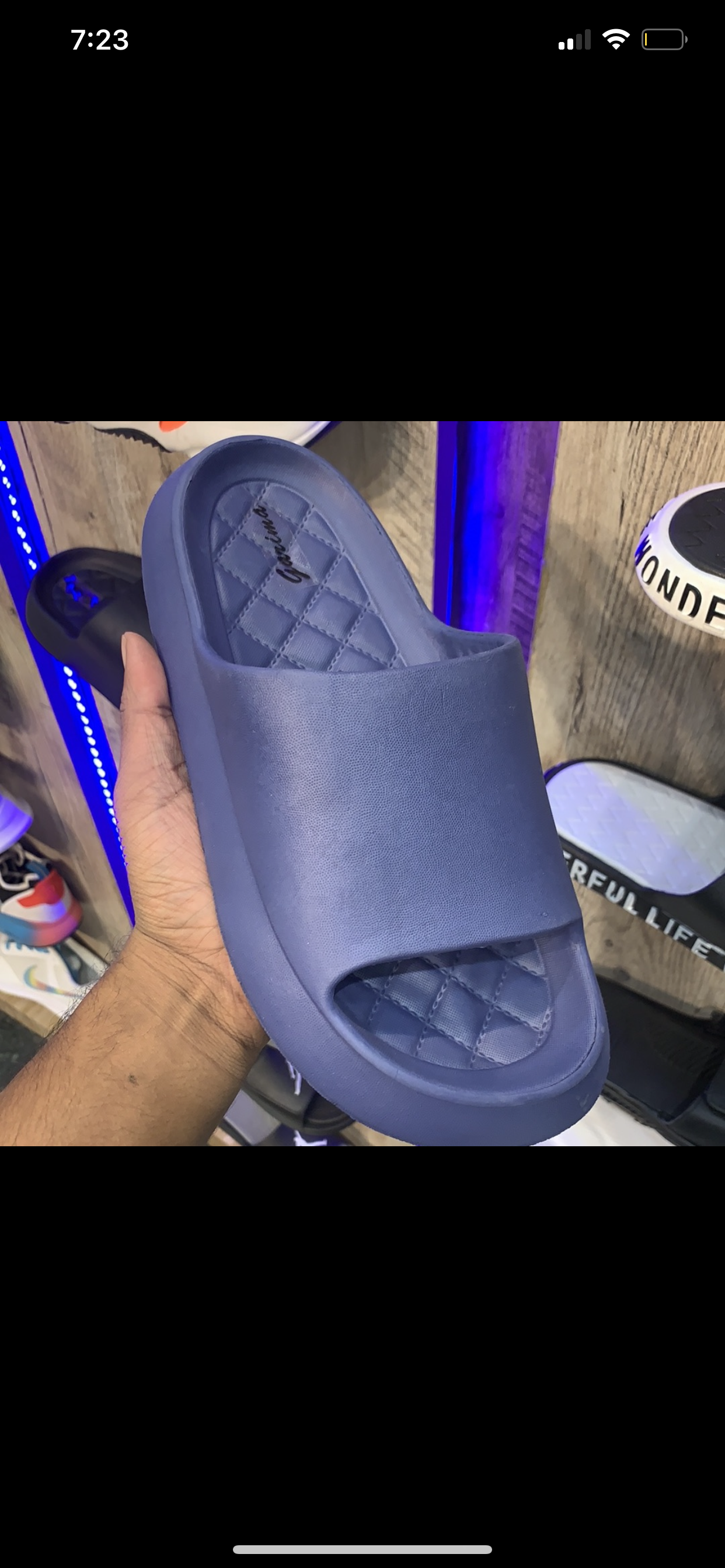 Dark Blue Colour Slipper 9013
