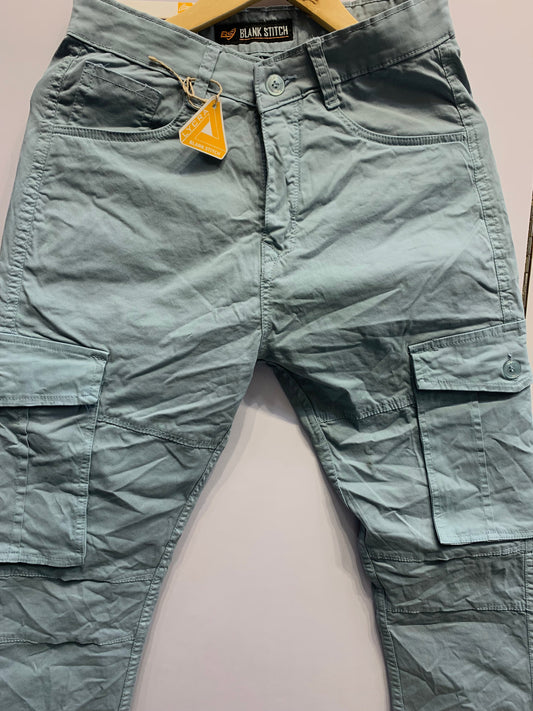 Blank Stitch Baby Blue  Colour With 6 Pocket Cargo 1105012