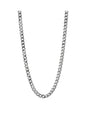 Sliver Stainless Steel Unisex Curb Chain Necklace 199904