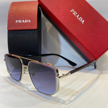 ARP Silver Frame Blue Shade Unisex Branded 017A 56 15-143