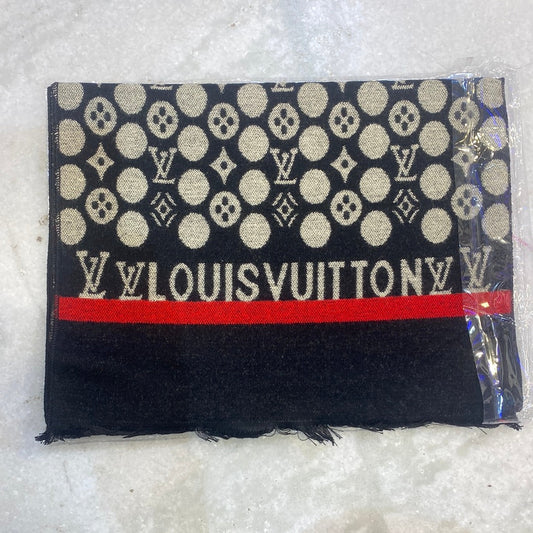 Vl Lou Uol Black Colour With Cream Lou Logo Imported Muffler 49049