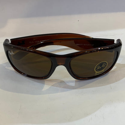 YAR RB Glossy Brown Frame Brown Shade Unisex Sunglass RB4177 55 20 127
