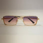 Lab Bal Golden Frame Pink Shade Sunglass B85-67653 20-144