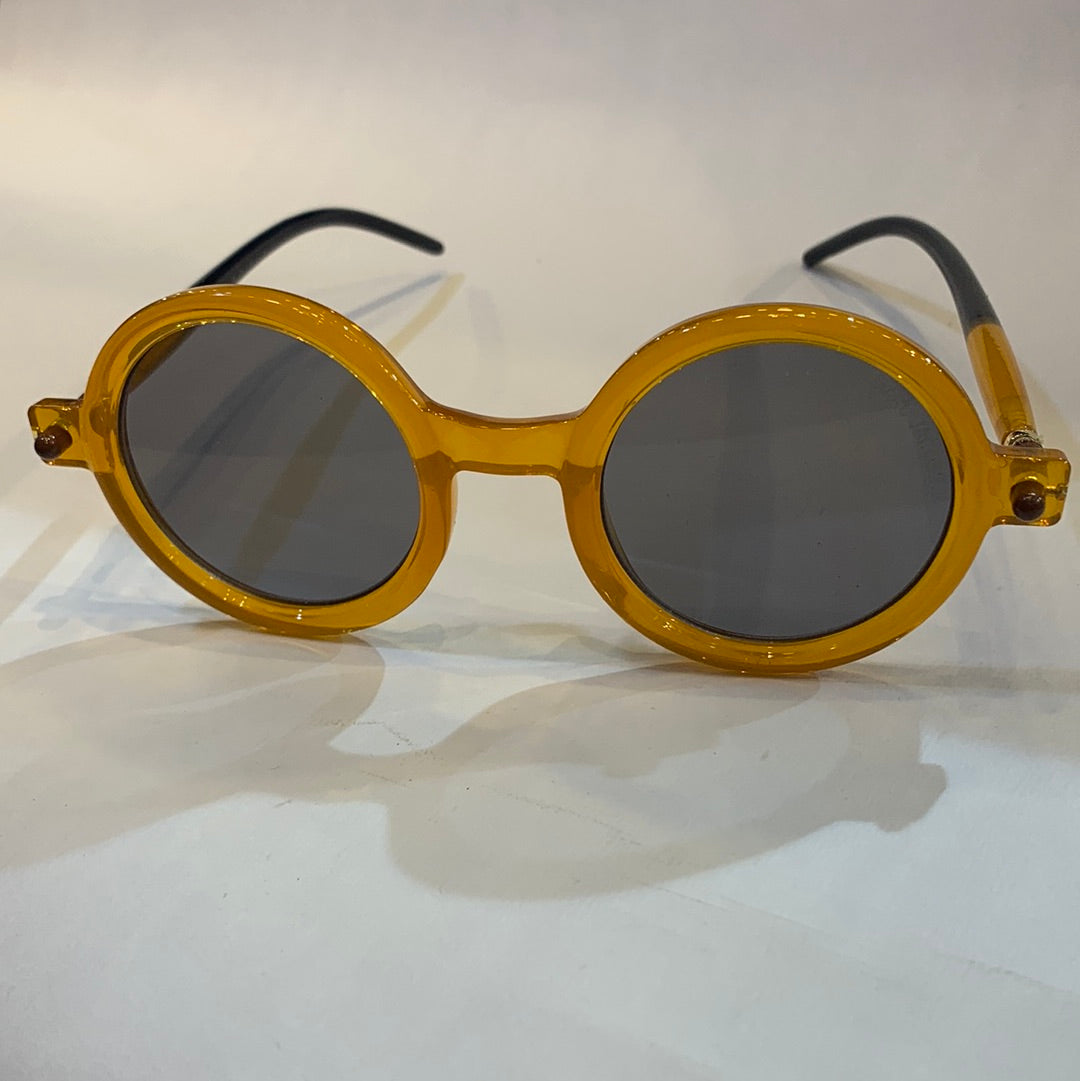 RAM yellow black frame black shade sunglass