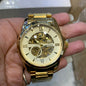 Lor Gold Chain White Dial Automatic Men Watch 901175