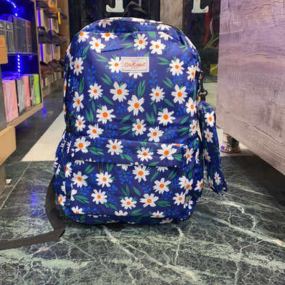 Floral Print Backpack Kids Girls Boys Beach Picnic Bag 3440