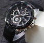 IDE Black Strap Black Dial Chrono Working  Men Watch 400234
