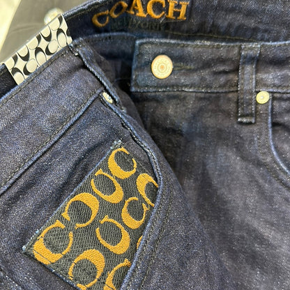 Coa Aoc Navy Blue Mens Hight Quality Men’s Straight Jeans 84109
