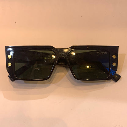 LAB Black Frame Green Shade Sunglasses LH037 55 15-145