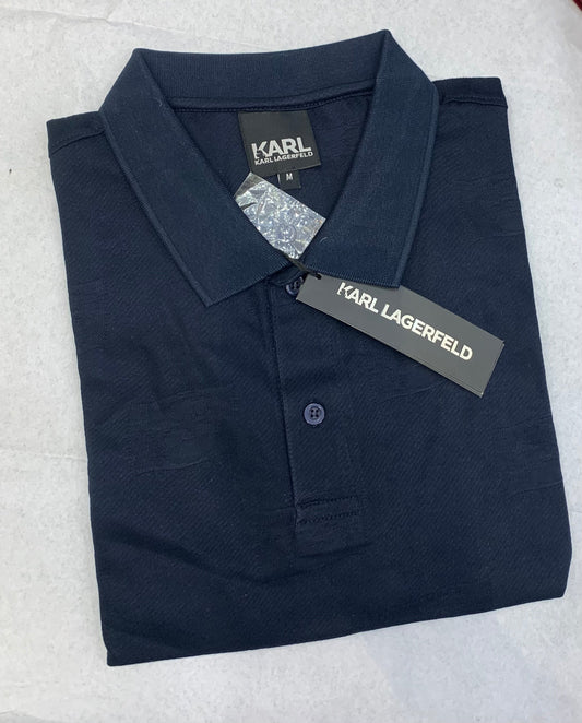 RAK Navy Blue Color With Plain Design Collar Tshirt 861048