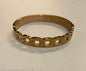 Copper Colour Sliver Logo Design Heavy Quality Bracelet