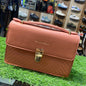 Peach CH AHC Imported Leather Sling Bag for Her / Ladies / Girls Ahc