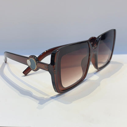 Mij Jim Brown Frame Brown Shade Sunglass W902558 20-148