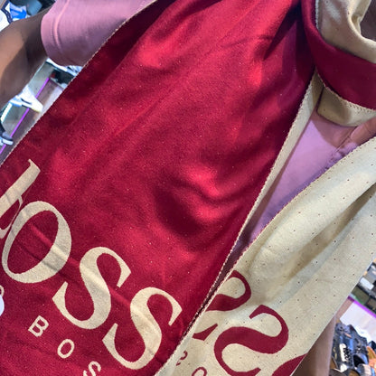 Maroon cream  muffler