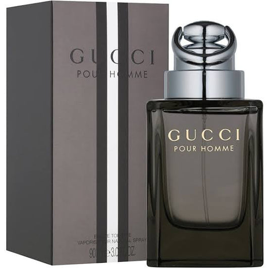 Gucci Pour Homme EDT 90 ml e 3.0 FL. OZ. Eau De Toilette Vaporisateur Natural Spray