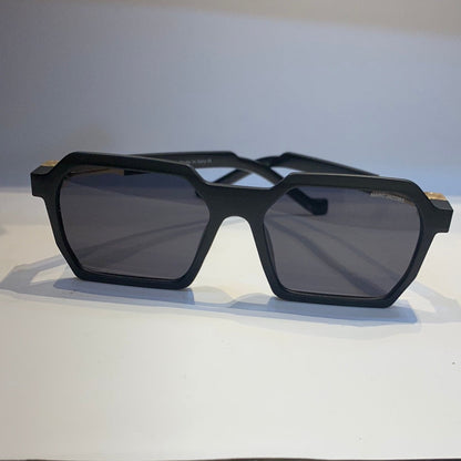 Ram Matt Black Frame Black Shade Unisex Sunglass