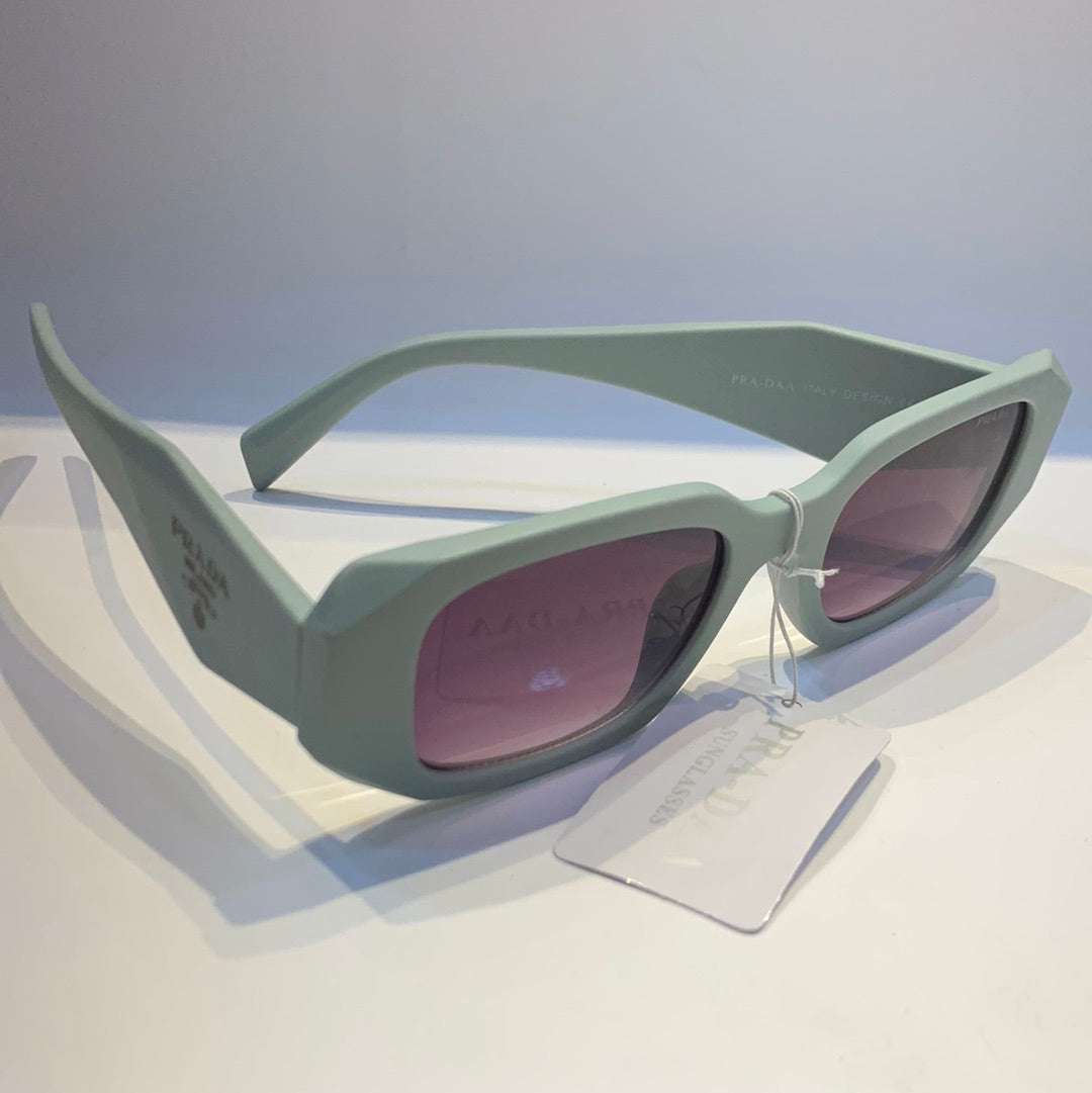 ARP Baby Blue Frame Purple Shade Sunglass 56289 53 22 147