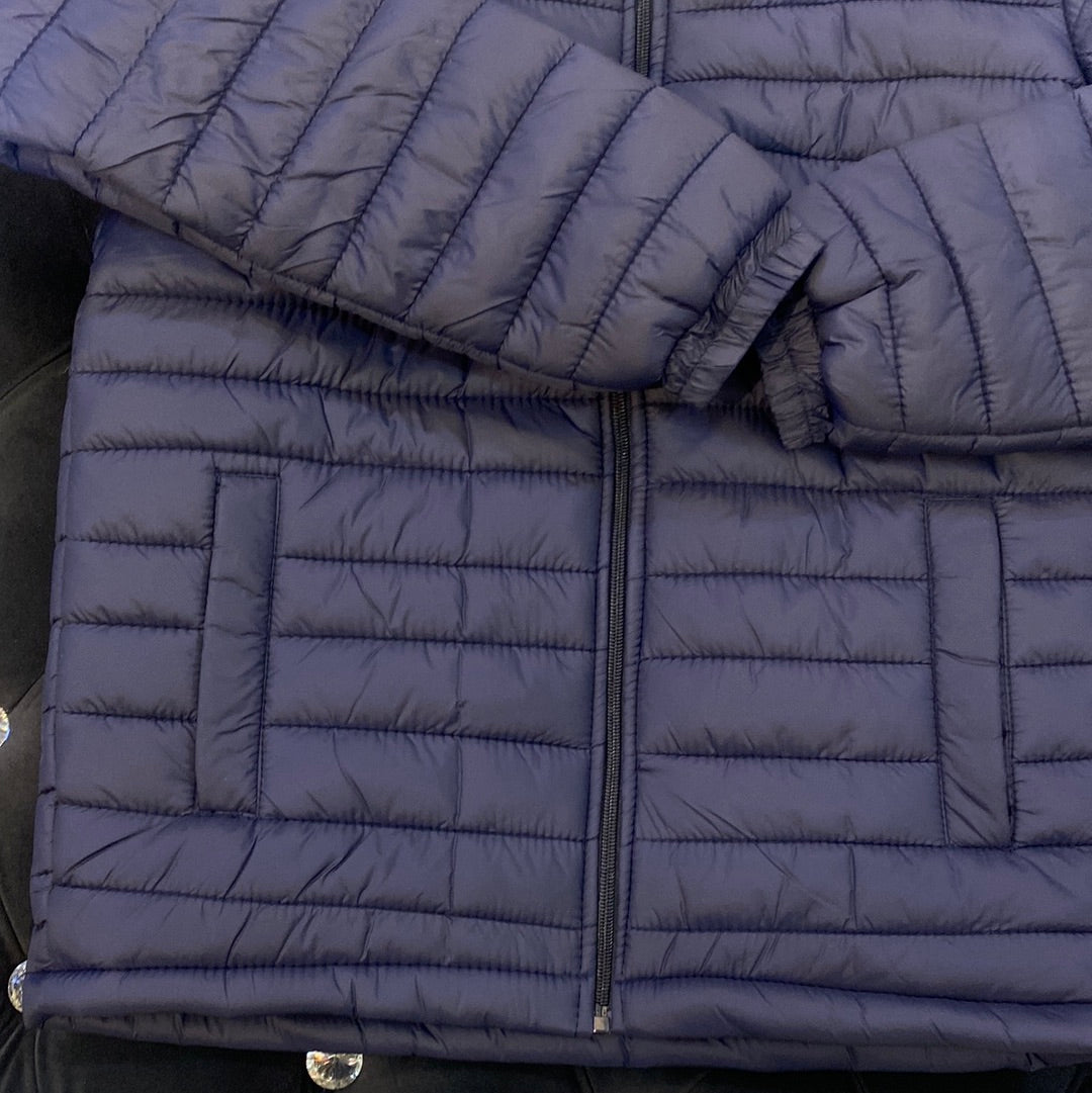 POL LOP blue Colour Lightweight Imported Quality Puffer Jackets 9385