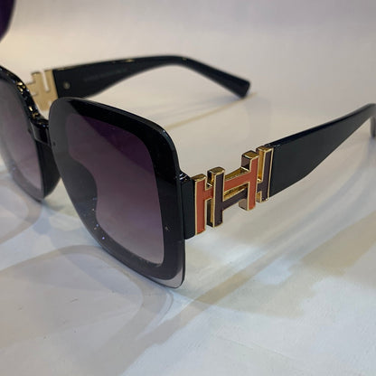REH Black Frame Purple Shade Sunglass A70025 65 14-148