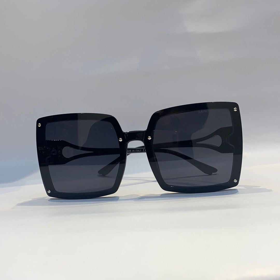 Sai ias  Glossy Black  Frame black Shade Unisex Sunglass 2252 64 13 145