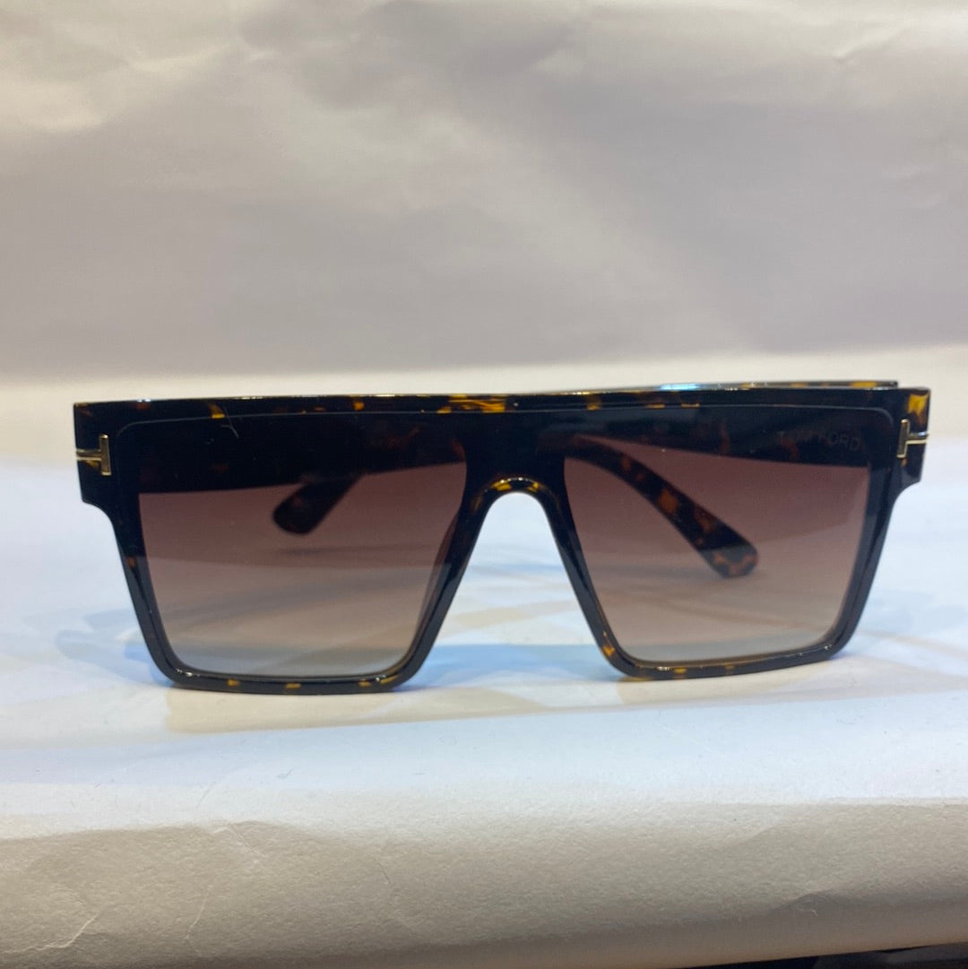 MOT Brown Leopard Frame Brown Shade Unisex Branded Sunglasses ZP05 5319-139