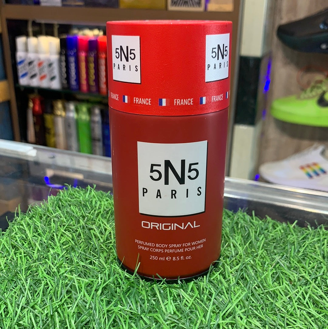 Storm 5N5 Paris Original Perfumed Body Spray For Women Spray Corps Perfume Pour Her