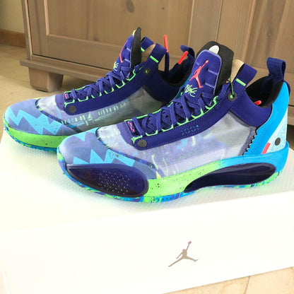 Purple Colour Basketball Long Ankle Sports Shoes 1492001