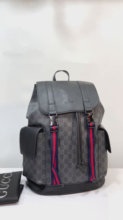 CUG GUC GG Print Unisex Backpack 9093