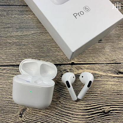 Bluetooth Wireless Buds Earpods Pro 5 (White)